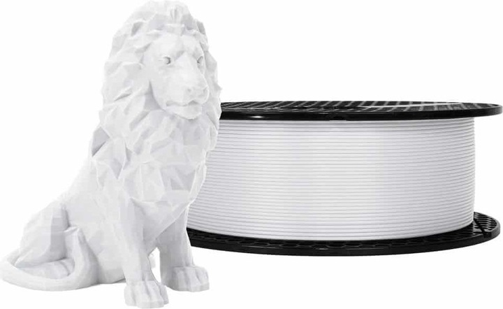 Prusa Prusament PLA Pristine White 1kg (PLA, 1.75 mm, 1000 g, Weiss)
