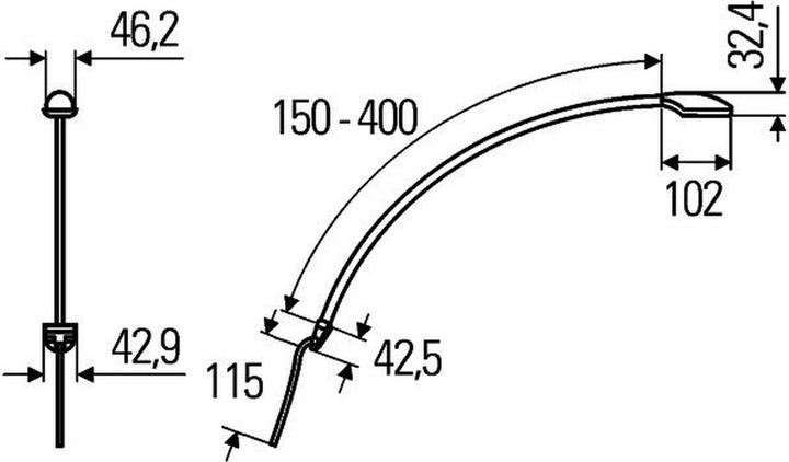 Produktbild Hella Leseleuchte innen LED für FAUN