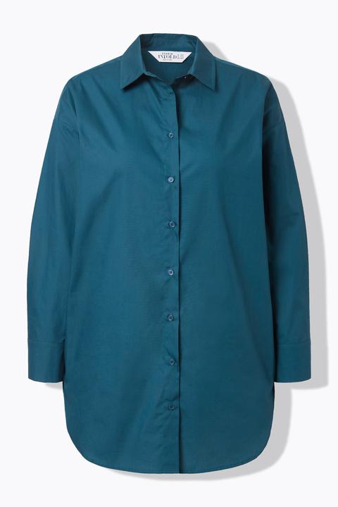 Actual product image Studio Untold Back Button Long Sleeve Blouse (60)