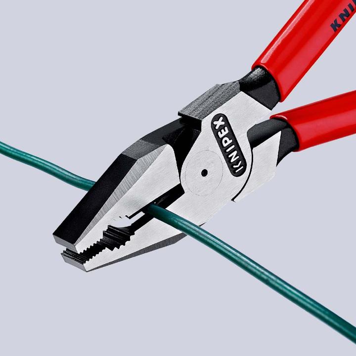 Actual product image Knipex High Leverage Combination Pliers 02 02 180 SB (180 mm)