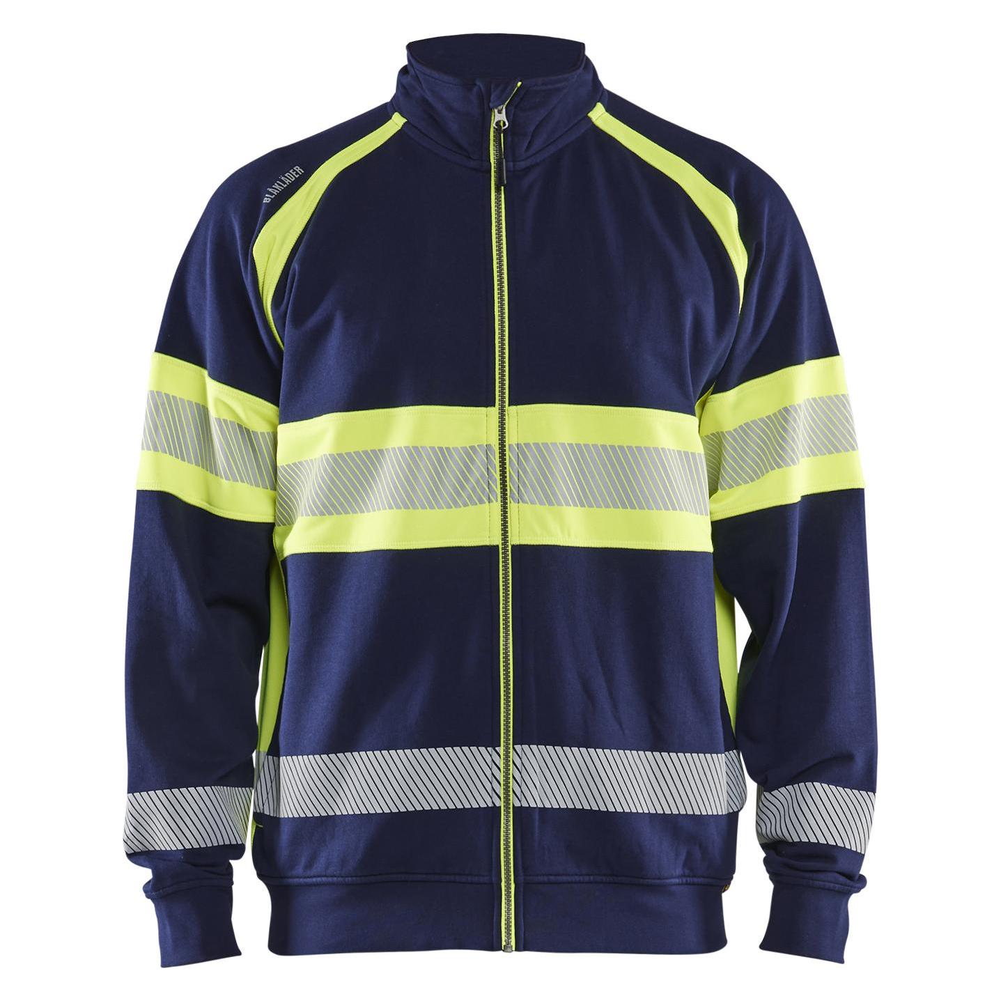 Blakläder, Herren, Pullover, Hi-Vis, Blau, Gelb, (S)