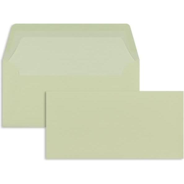 Thumbnail - Blanke, Briefumschlag, Briefumschläge DINlang 100g/qm gummiert VE=100 Stück chamois (110 x 220 mm, 100 x)
