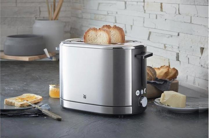 Produktbild WMF Lono Doppelschlitz-Toaster mit Brötchenaufsatz