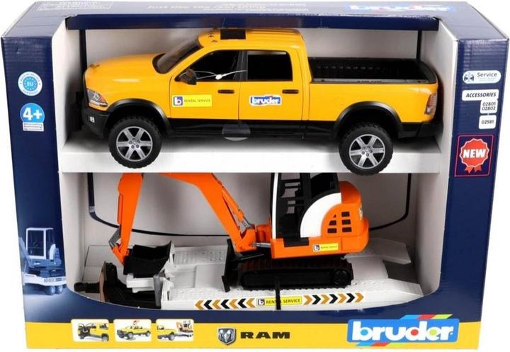 Produktbild Bruder RAM Rental Service mit Minibagger