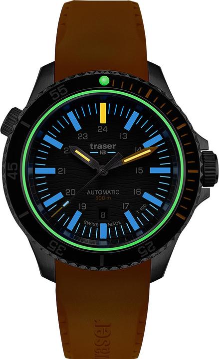 Produktbild Traser H3 110331 P67 Diver Automatik T100 Grey 46mm 50ATM (Taucheruhr, 46 mm)