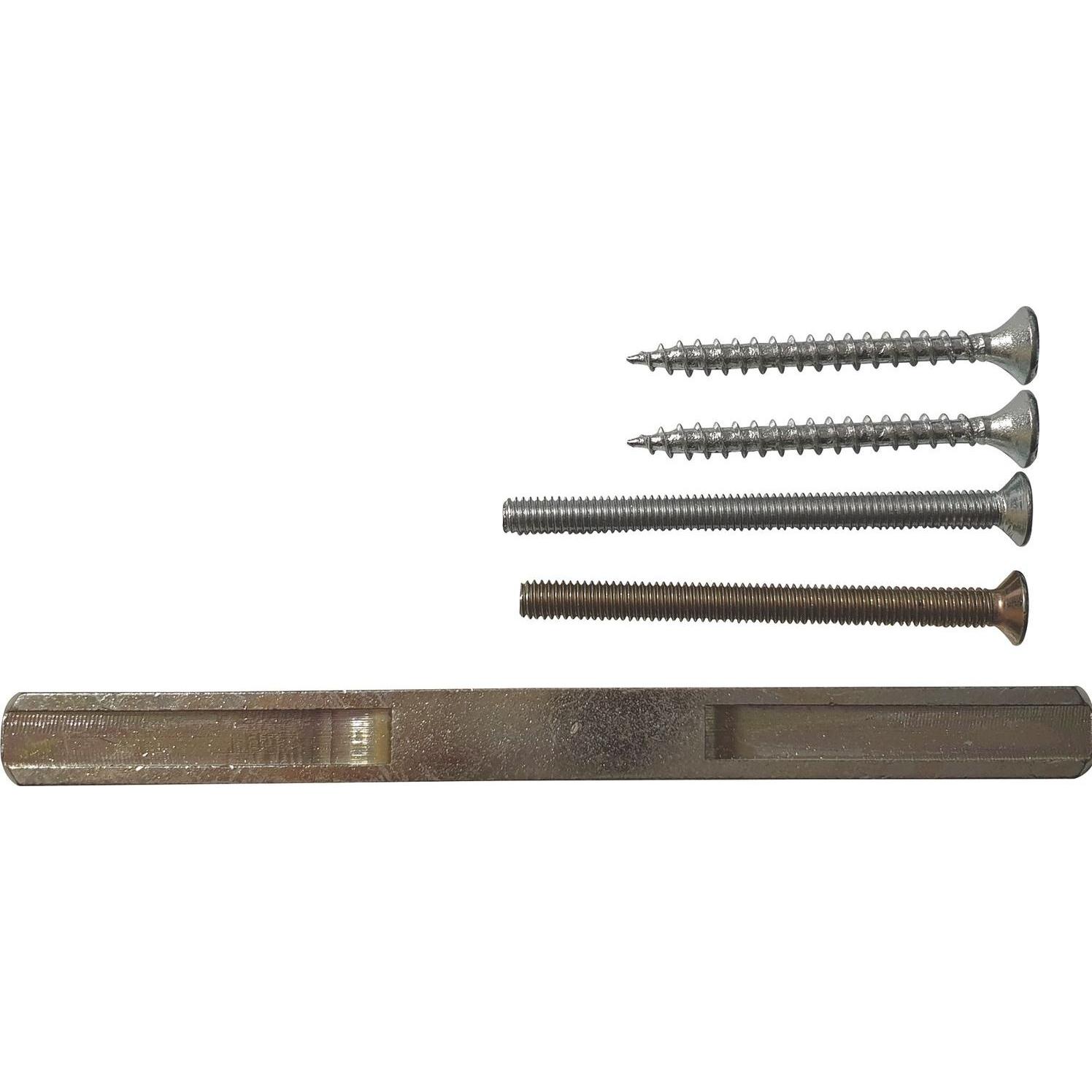 Grundmann, Türgriff + Fenstergriff, GEOS Stift 8,5 - und Schraubenset, 67 - 72 mm, Stahl verzinkt, 1 Beutel (Türgarnitur...