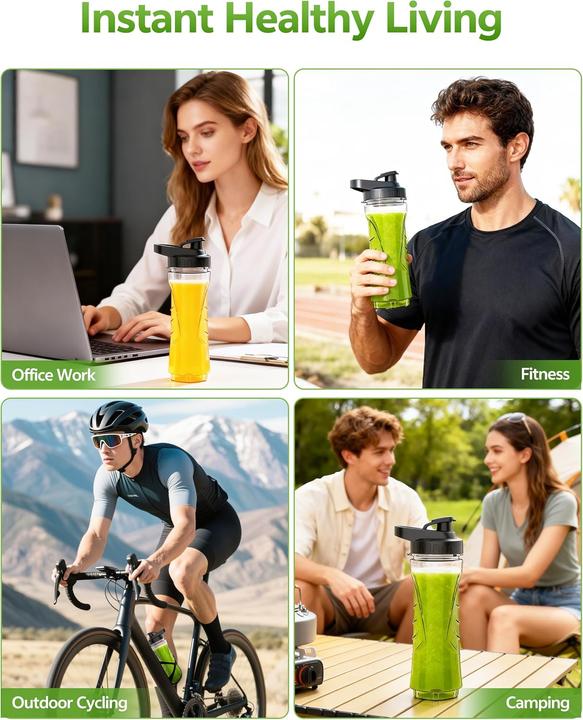 Image du produit ToTopPioneer Tragbarer Mini Smoothie Maker (500 W)