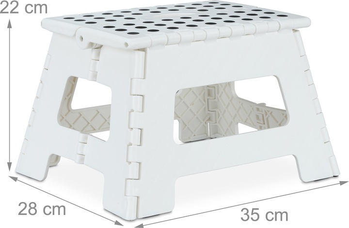 Actual product image Relaxdays Folding Stool M