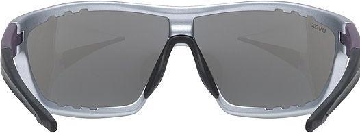 Actual product image Uvex Sports sportstyle 706 (Silver plum mat, Litemirror Silver)