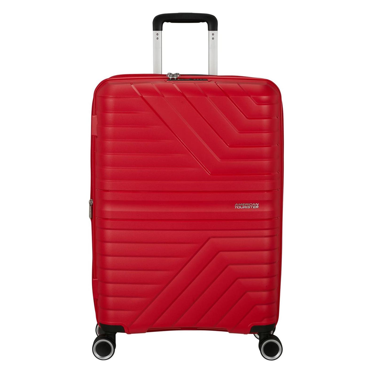 American Tourister, Koffer, Spinner Flytwist, Rot, (73 l)