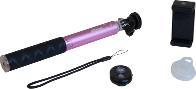 Actual product image Ultron selfie Alu 80 pink aluminum selfie stick with separate Bluetooth trigger