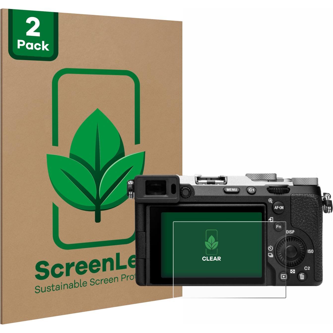 ScreenLeaf Schutzfolie nachhaltiger Displayschutz Displayschutzfolie Folie Klar Transparent (Displayschutz), Kameraschut...