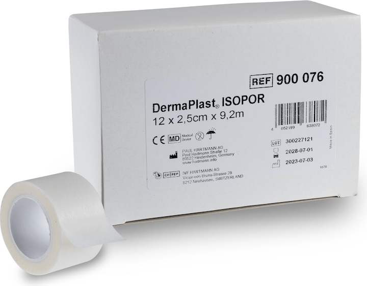 Produktbild DermaPlast Isopor Vlies Fixierpflaster (12 x)