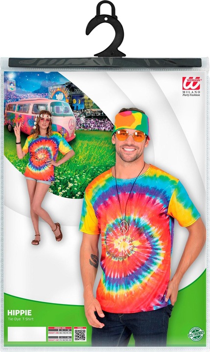 Produktbild Widmann Hippie Batikshirt, Unisex (L)