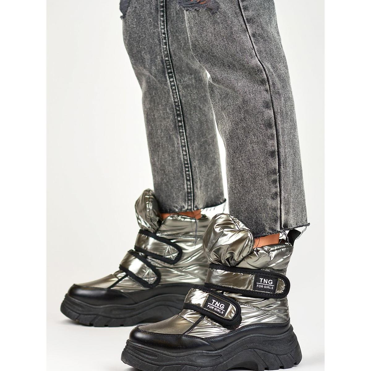 Primo, Damen, Boots + Stiefel, Schneeschuhe, Grau, (36)