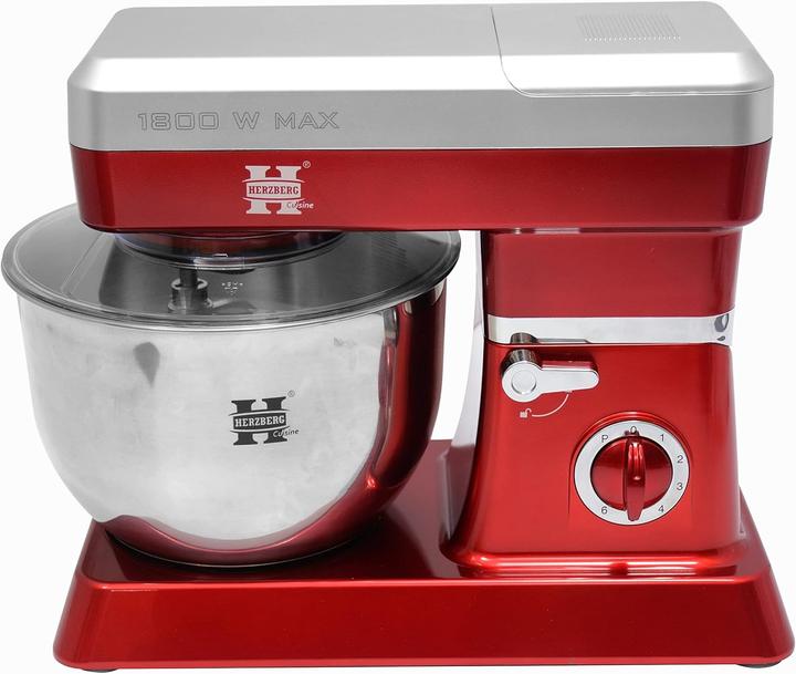 Actual product image Herzberg Multifunctional Food Processor with Large Capacity Bowl and Powerful Motor (1800 W, 6.50 l)