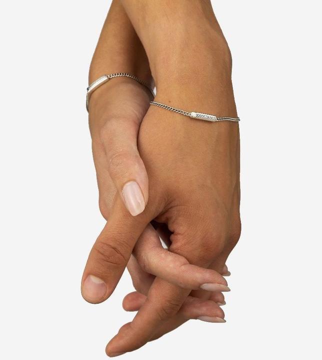 Immagine prodotto Buddha to Buddha Armband Permanent Silber 853 E+ (20 cm, Argento 925)