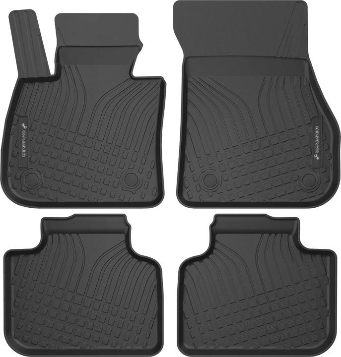 Walser Premium Gummimatten Roadmaster für BMW X1 (F48) 11/2014-Heute, X2 (F39) 11/2017-Heute (2 tappetini anteriori + 2 tappetini posteriori)