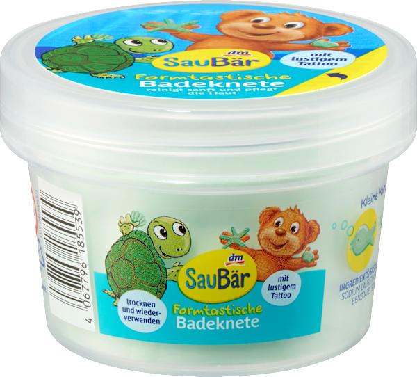 Image du produit dm SauBär Pâte à modeler pour le bain avec tatouage (Bain moussant)