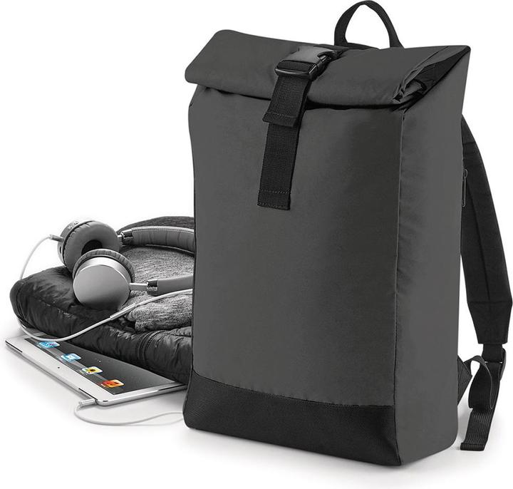 Actual product image Bagbase Backpack with RollTop reflective (15 l)
