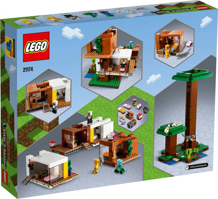 Immagine prodotto LEGO Minecraft 21174 La casa sull'albero moderna (21174, LEGO Minecraft)