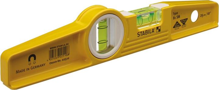 Produktbild Stabila Wasserwaage Type 81 SM Torpedo (25 cm)