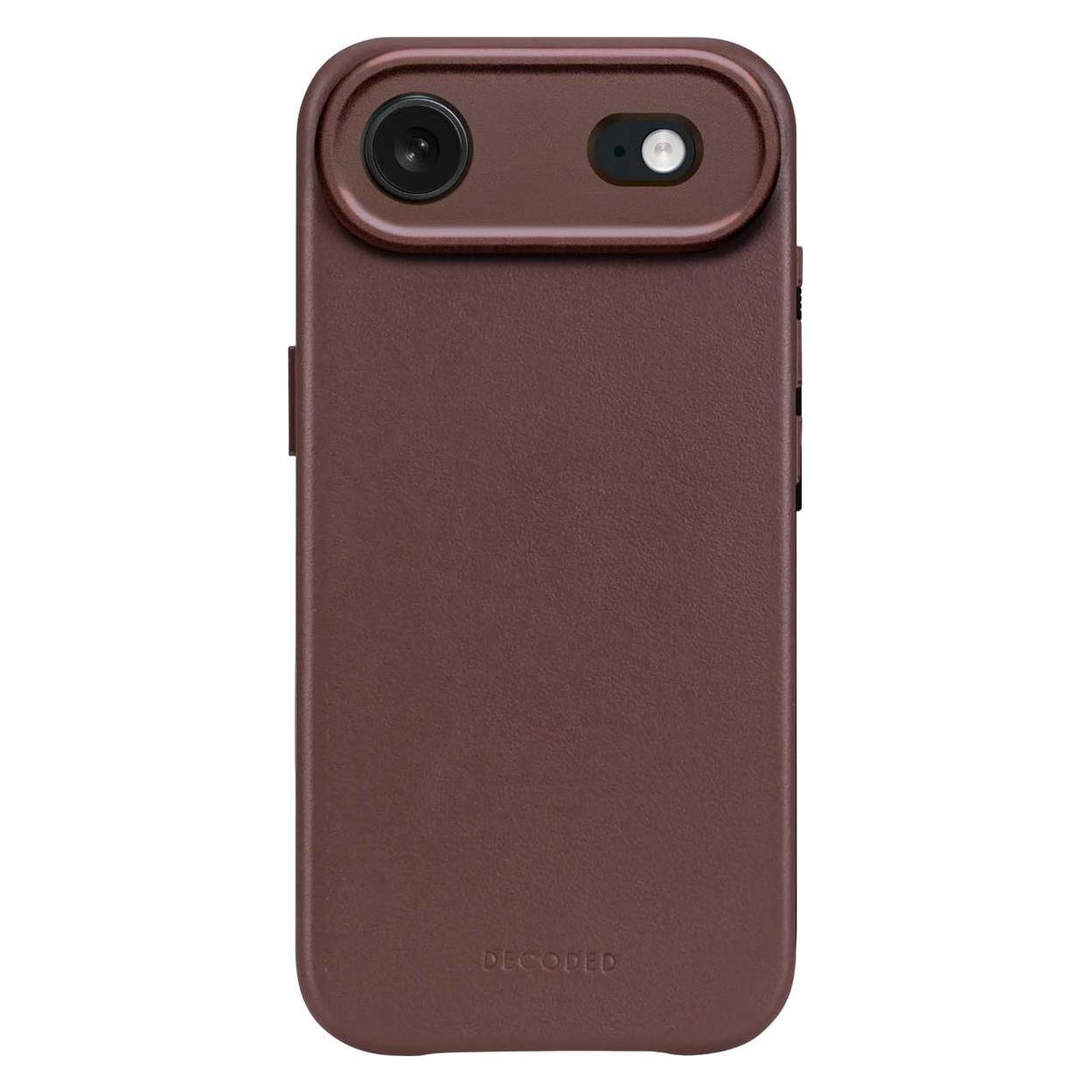 Decoded Hülle IPhone 17 Air MagSafe Leder (Apple IPhone Air), Smartphonehoes, Bruin