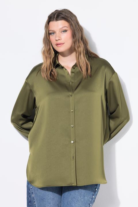 Actual product image Studio Untold Hemdbluse, oversized, Satin (60)