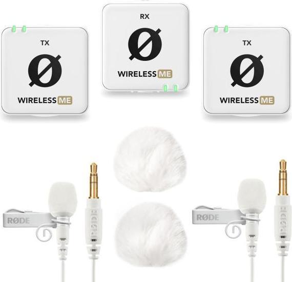 Actual product image RØDE Wireless ME Dual WH with 2x Lavalier GO WH and 2x WS05WH