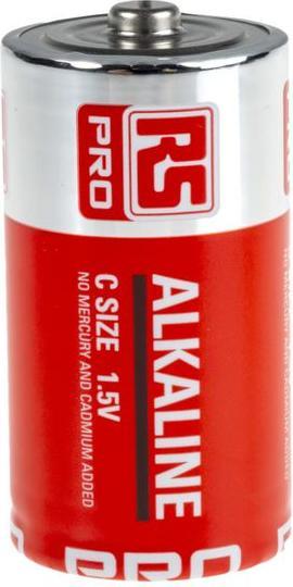 Actual product image RS PRO RS C Alkaline Battery 15 Pack (15 pcs., C, 7500 mAh)