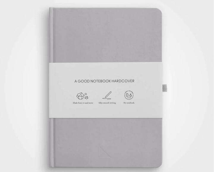 Produktbild A Good Company Steinpapier Notizbuch - A5 Hardcover, Liniert (A5, Liniert, Harter Einband)