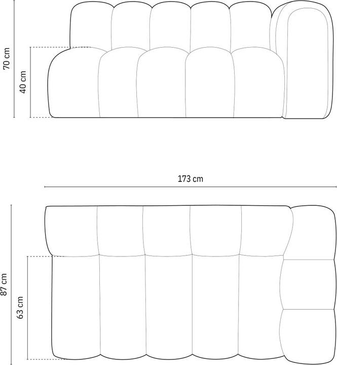 Produktbild Micadoni Lupine (Modular Sofa, 3-Sitzer)