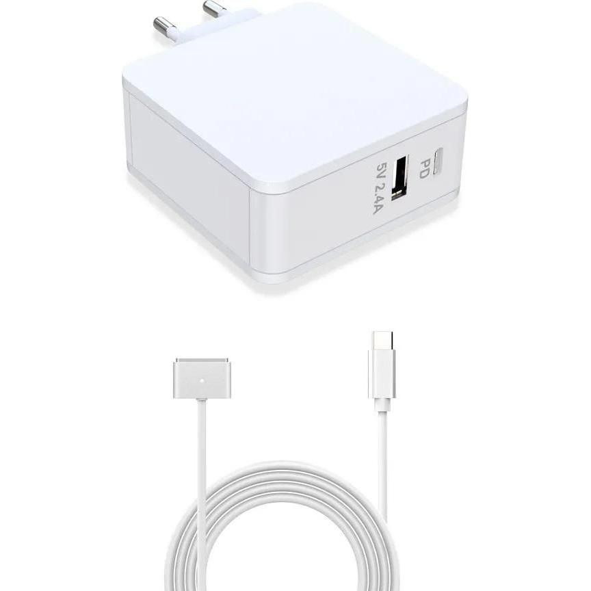 Thumbnail - CoreParts Power Adapter for MacBook (90 W), Notebook Netzteil, Weiss