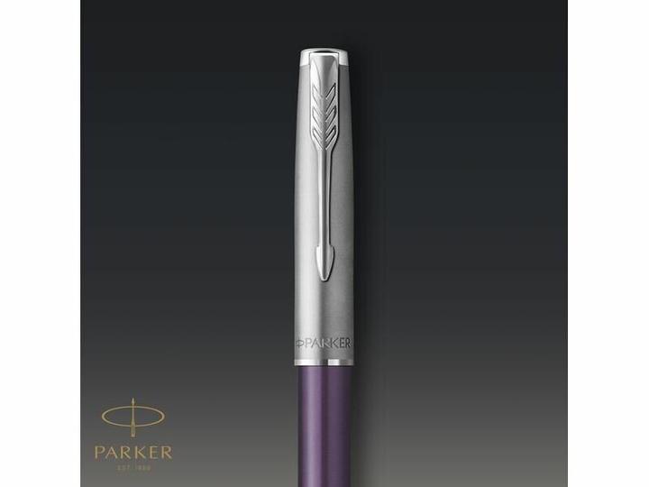 Actual product image Parker Pen Bullets. Sonnet Metal&Violet C.C. M Gift Box (Metal, Violet, 1x)