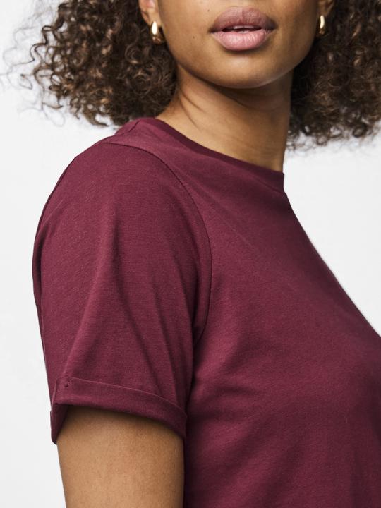 Produktbild Pieces Pcria Ss Fold Up Solid Tee Noos Bc (M)