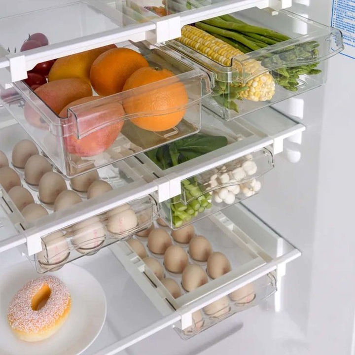 Produktbild Hermex Kühlschrankaufbewahrungsbox Kühlschrankorganizer Kühlschrankbehälter