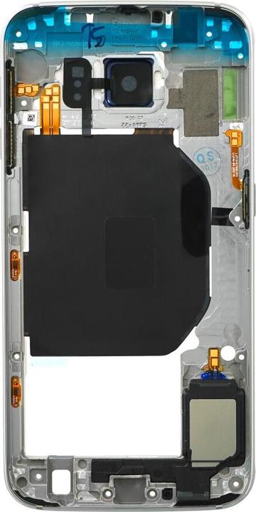 Produktbild Samsung Galaxy S6 G920F mittlerer Rahmen schwarz (Samsung Galaxy S6)