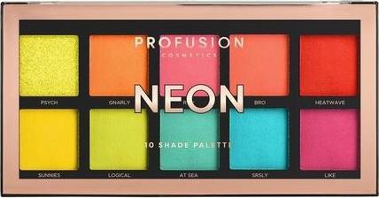 NoName Cosmetics Neon 10 Shade Palette Multicolour 1 Count (Neon)