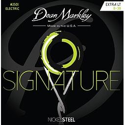 Dean Markley Electric XL Sign. 008/038, Saiten
