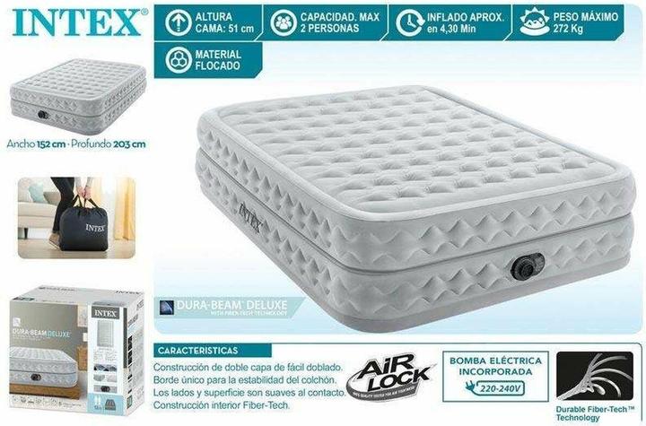 Actual product image Intex Airbed Queen Supreme Air-Flow (150 x 200 cm)