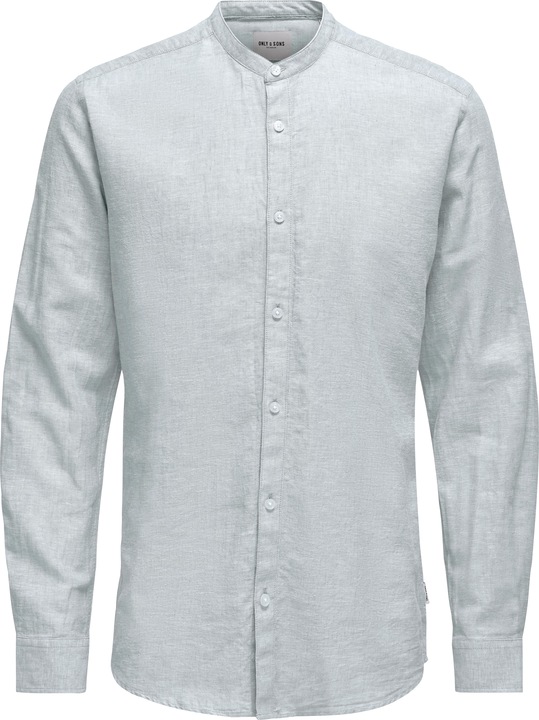 Only & Sons Onscaiden Life Ls Solid Linen Mao Noos