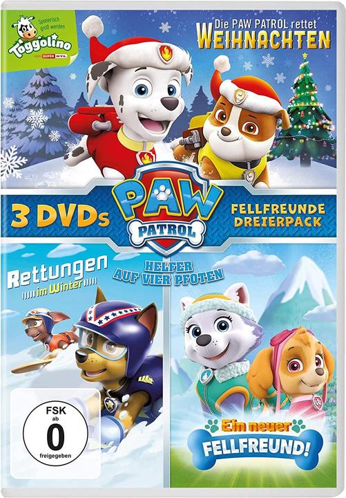 Produktbild Die Paw Patrol rettet Weihnachten Box - DVD (DVD, 2022, Deutsch, Französisch)