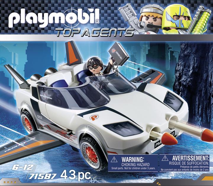 Immagine prodotto Playmobil 71587 La Spy Racer dell'Agente P (71587, Agenti Top Playmobil)