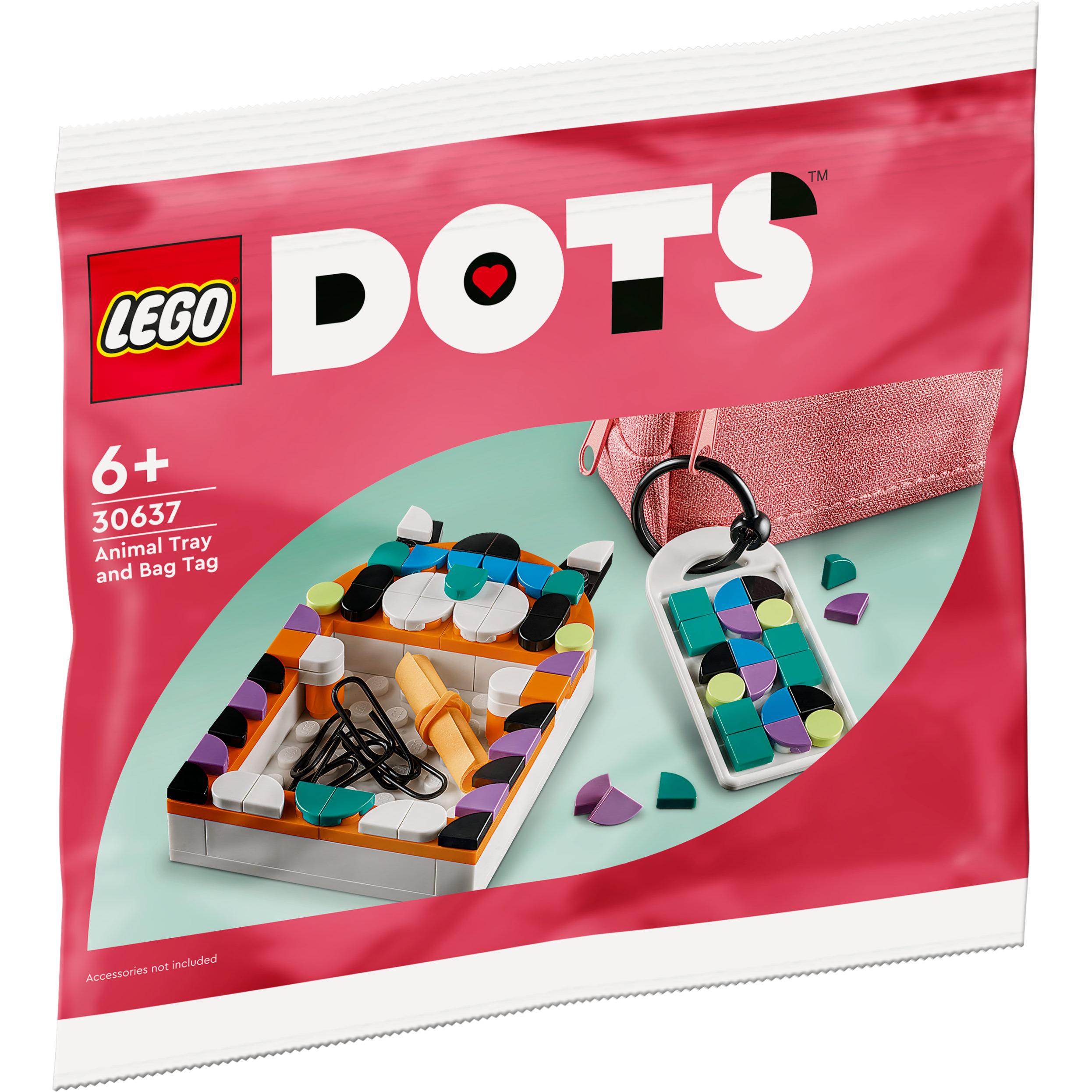 Thumbnail - LEGO Tier-Ablageschale & Taschenanhänger (30637, LEGO Dots)