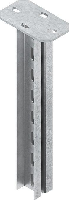 Actual product image Niedax NIE HDUF50/200E3 Hanging Handle Double U-Profile 50X22x200mm Stainless Steel