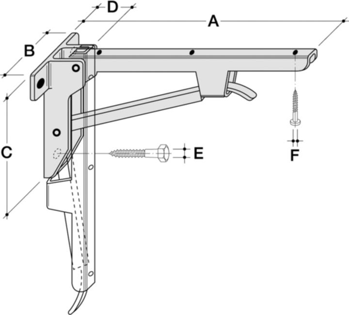 Produktbild Hebgo Klappkonsole