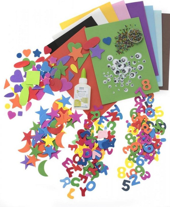 Actual product image Glorex Jumbo foam rubber mix