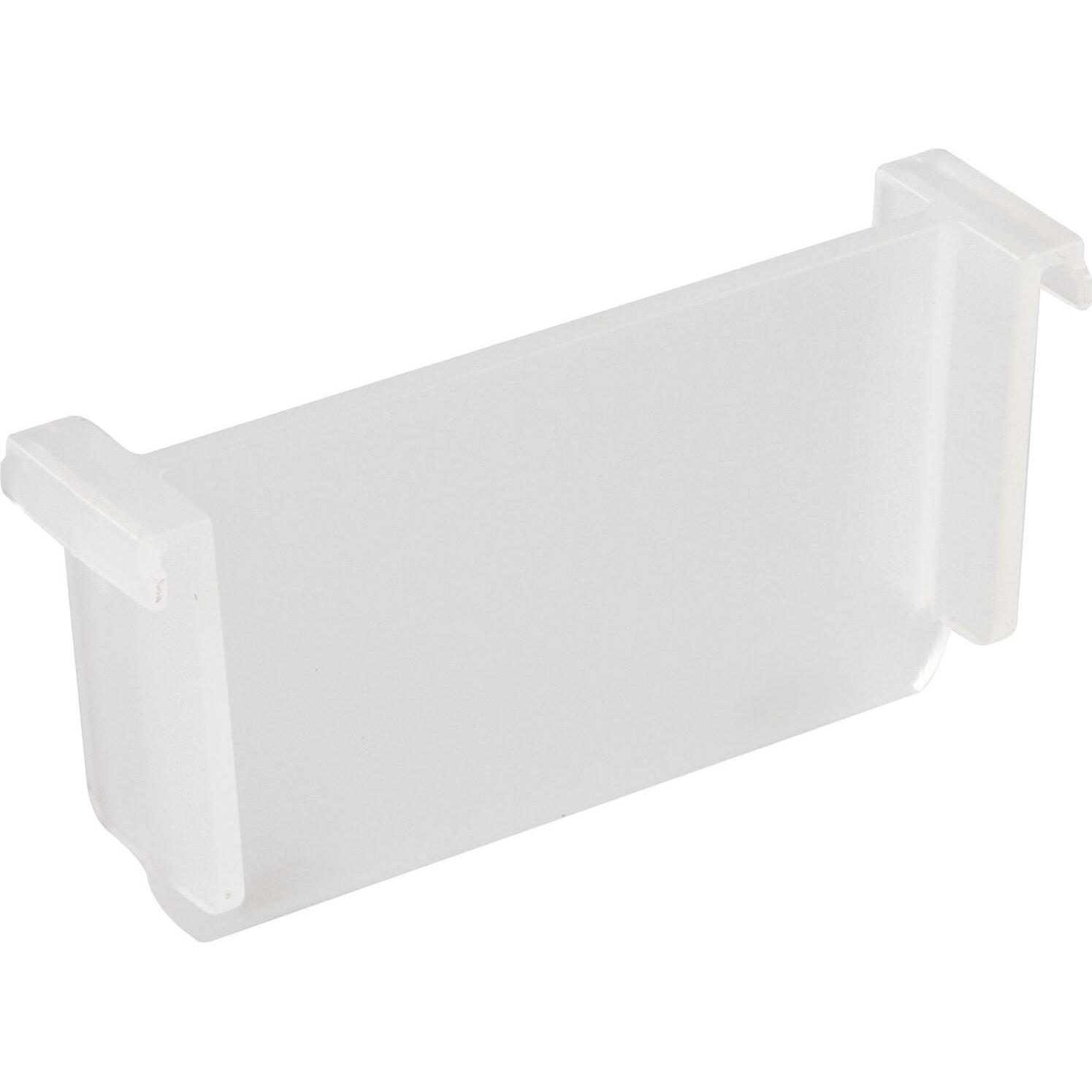 Ninka Cuisio Querteiler für Besteckeinsatz 200er Schale, KS transparent weiss, Besteckkasten, Weiss