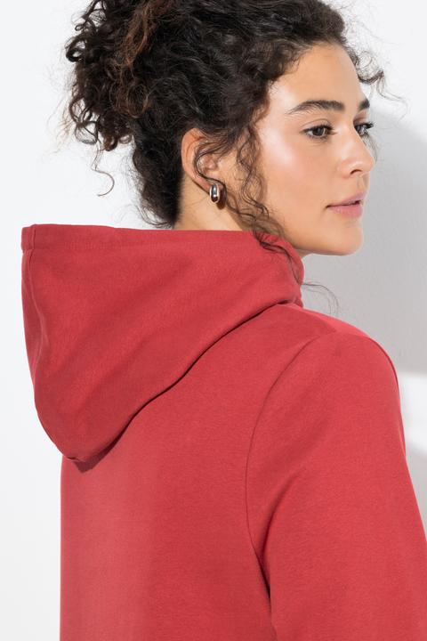 Produktbild Ulla Popken Long-Hoodie, Oversized, Kapuze, Langarm (50)