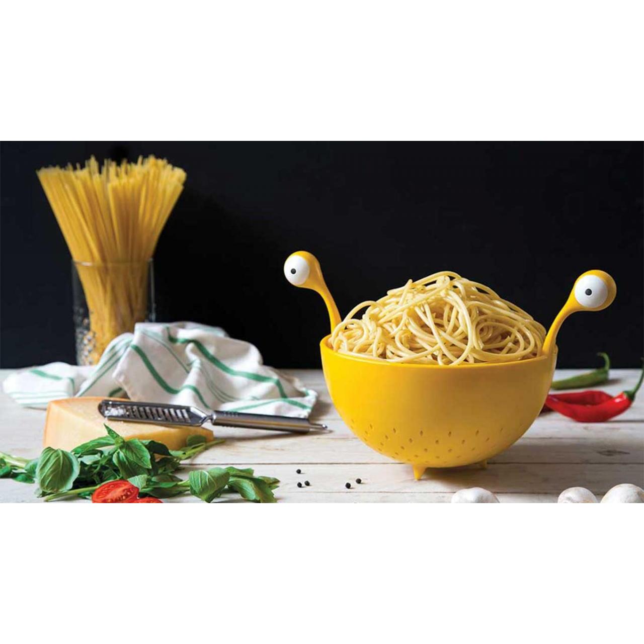 Thumbnail - Ototo Spaghettimonster, Küchensieb, Gelb